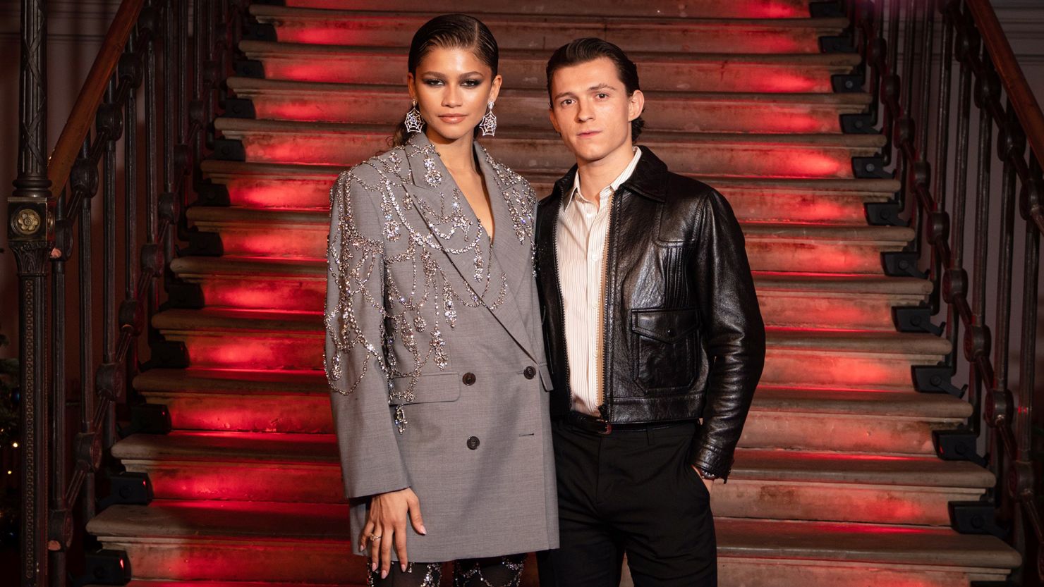 Zendaya and Tom Holland "Spider-Man: No Way Home" film photocall, London, UK - 05 Dec 2021