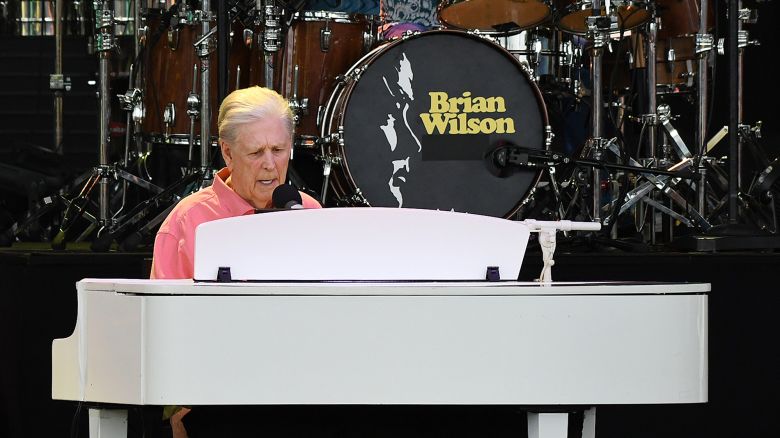 Mandatory Credit: Photo by Paul Hennessy/SOPA Images/Shutterstock (13010580e)
Musician Brian Wilson, founding member of The Beach Boys, performs on stage with his band at the MIDFLORIDA Credit Union Amphitheatre in Tampa.
Brian Wilson Performs in Tampa, US - 28 Jun 2022