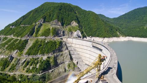Mandatory Credit: Photo by imageBROKER/Shutterstock (1367299a)
Inguri Dam between Georgia and Abkhazia, Middle East
VARIOUS