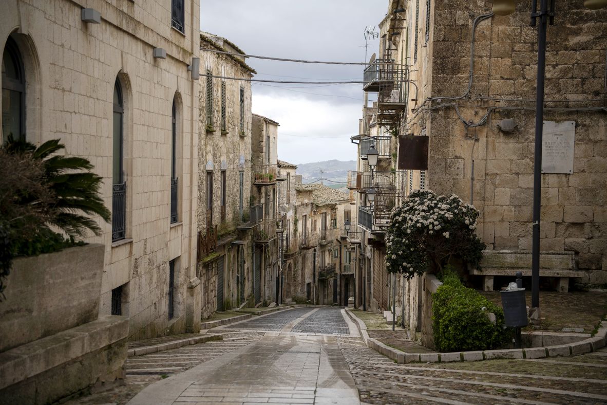 <strong>Ancient history: </strong>Before the project, the historic core of Mussomeli was close to abandonment.