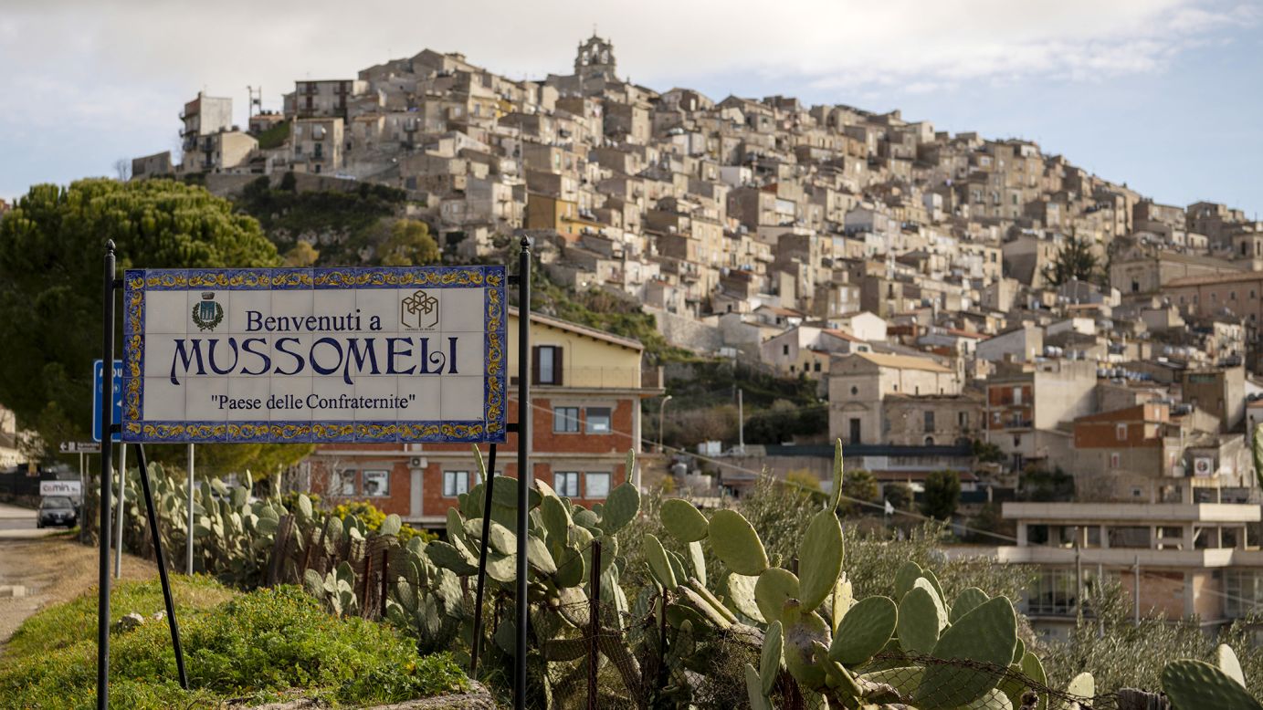 <strong>Welcome to Sicily: </strong>Mussomeli has attracted foreigners from 18 nations with its one euro home project.