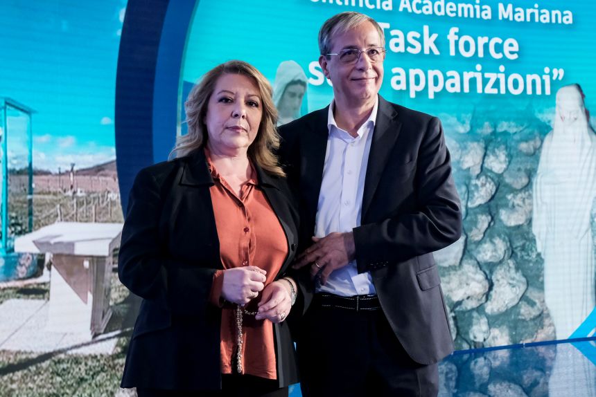 Gisela Caldia and her husband Gianni Caldia (photo taken in May 2023) were charged with fraud.