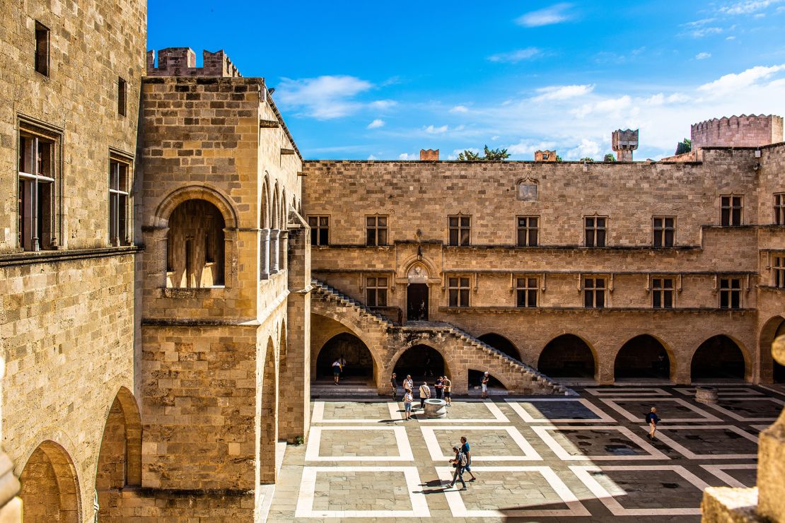 Italian dictator Benito Mussolini once used Rhodes' medieval castle as a holiday home.