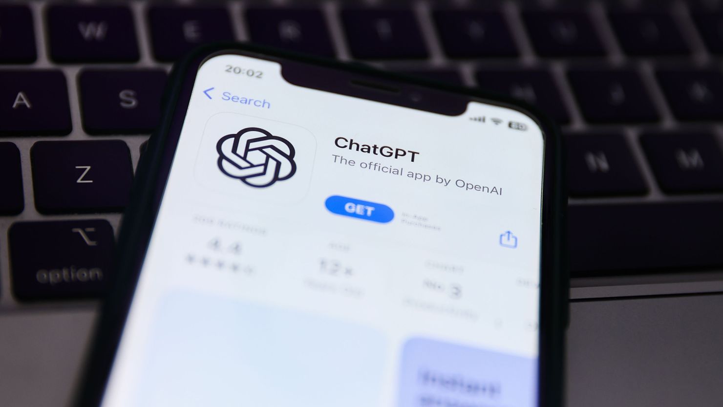 The ChatGPT app on August 2, 2023.