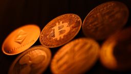 Representation of Bitcoin and other cryptocurrencies are seen in this illustration photo taken in Krakow, Poland on June 26, 2023.