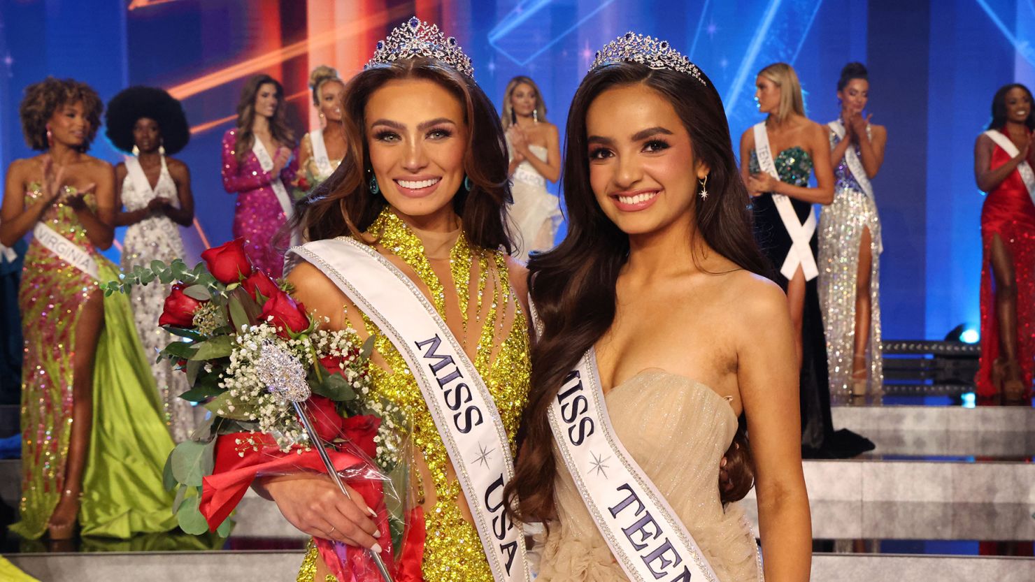 Miss USA 2023 Noelia Voigt and Miss Teen USA 2023 UmaSofia Srivastava resigned from their roles, fueling speculation about both pageants’ management and treatment of their talent.