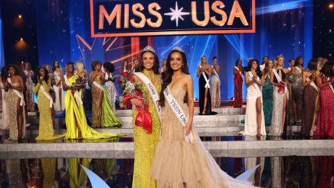 Mandatory Credit: Photo by Chelsea Lauren/Shutterstock for Miss USA (14131799fk)
Miss Utah USA 2023 Noelia Voigt and Teen USA - New Jersey teen UmaSofia Srivastava
72nd Miss USA Pageant, Show, Grand Sierra Resort, Reno, Nevada, USA - 29 Sep 2023