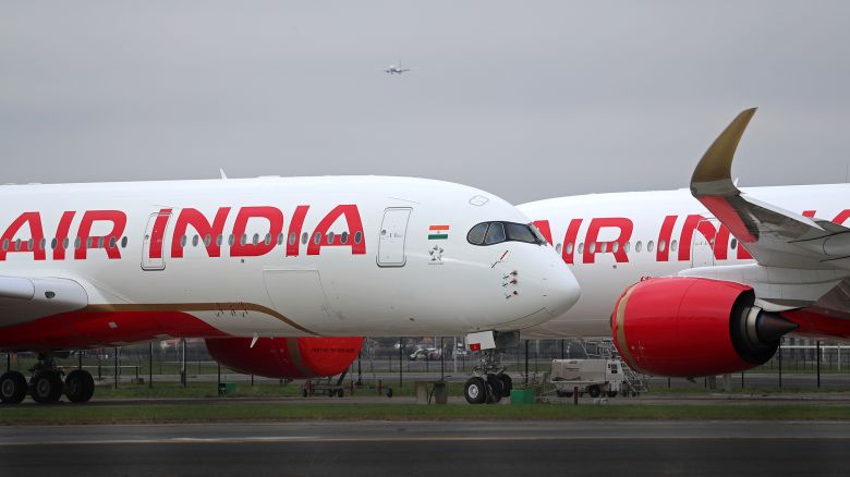 Mandatory Credit: Photo by Urbanandsport/NurPhoto/Shutterstock (14247117l)
Two Airbus A350-941 at Toulouse-Blagnac airport, before being delivered to the Air India company, in Toulouse on 06th December 2023. 
 -- (Photo by Urbanandsport/NurPhoto)
Airbus A350-941 at Toulouse airport before being delivered to Air India, France - 06 Dec 2023