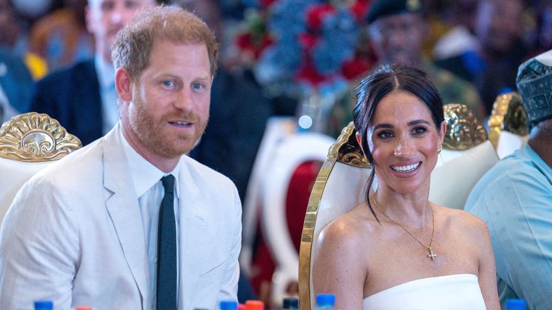 Prince Harry and Meghan share rare photo of their children on Christmas card