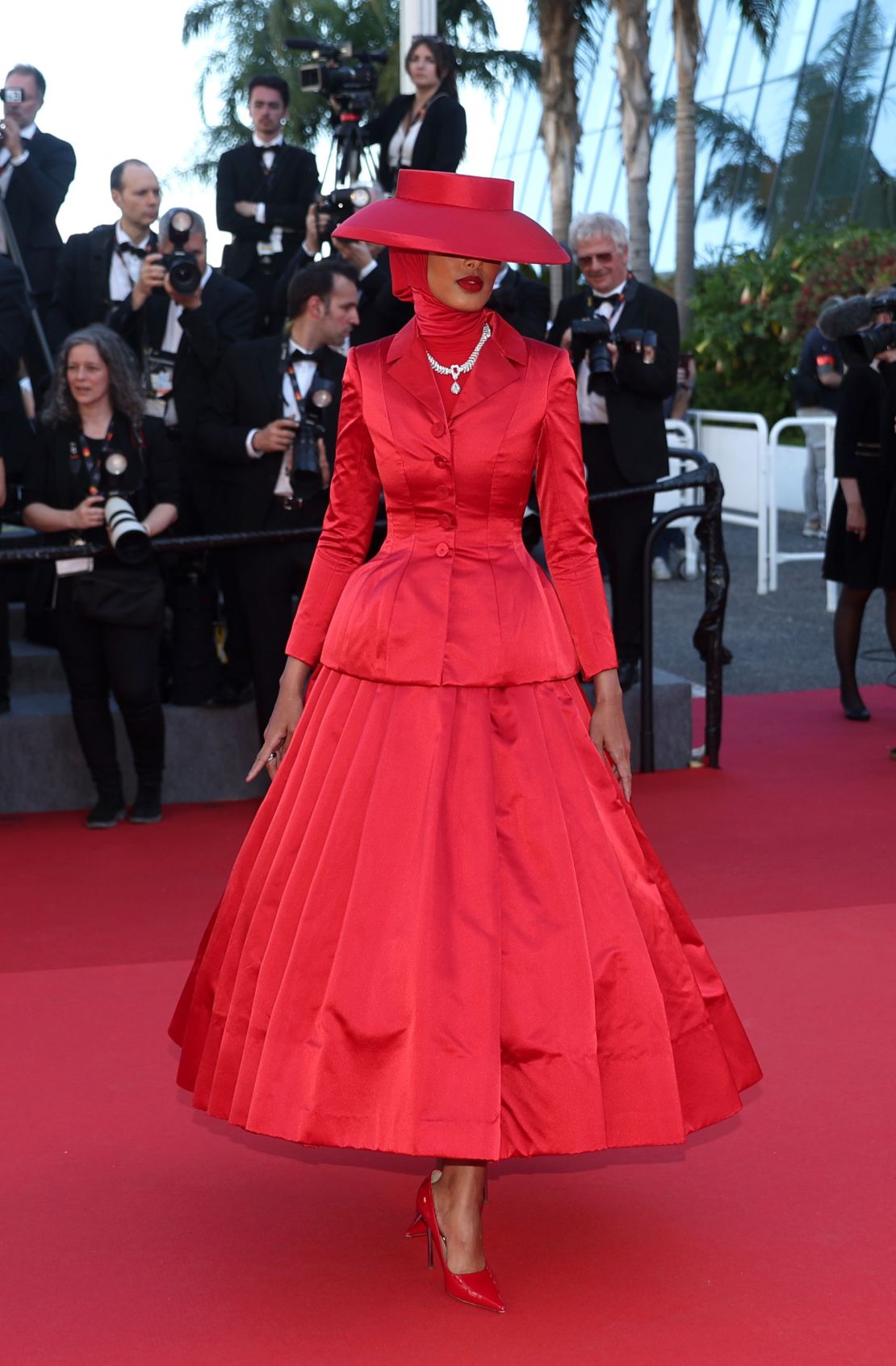 Rawdah Mohamed in Dior on May 21.