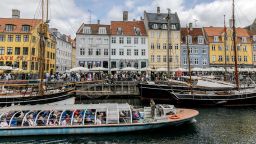 Mandatory Credit: Photo by Volha Shukaila/SOPA Images/Shutterstock (14513502ag)
A boat with tourists is sailing along the canal in the Nyhavn area ñ a popular tourist spot known for its colorful historic houses, bars, restaurants, and boats. Copenhagen ranks fourth in the world in the Mercer 2023 Quality of Living Survey. A stable economy, excellent education services, and high social safety make it attractive for locals and tourists. Copenhagen is also one of the world's most expensive cities and a popular tourist destination.
Touristic and daily life in Copenhagen, Denmark - 24 May 2024
