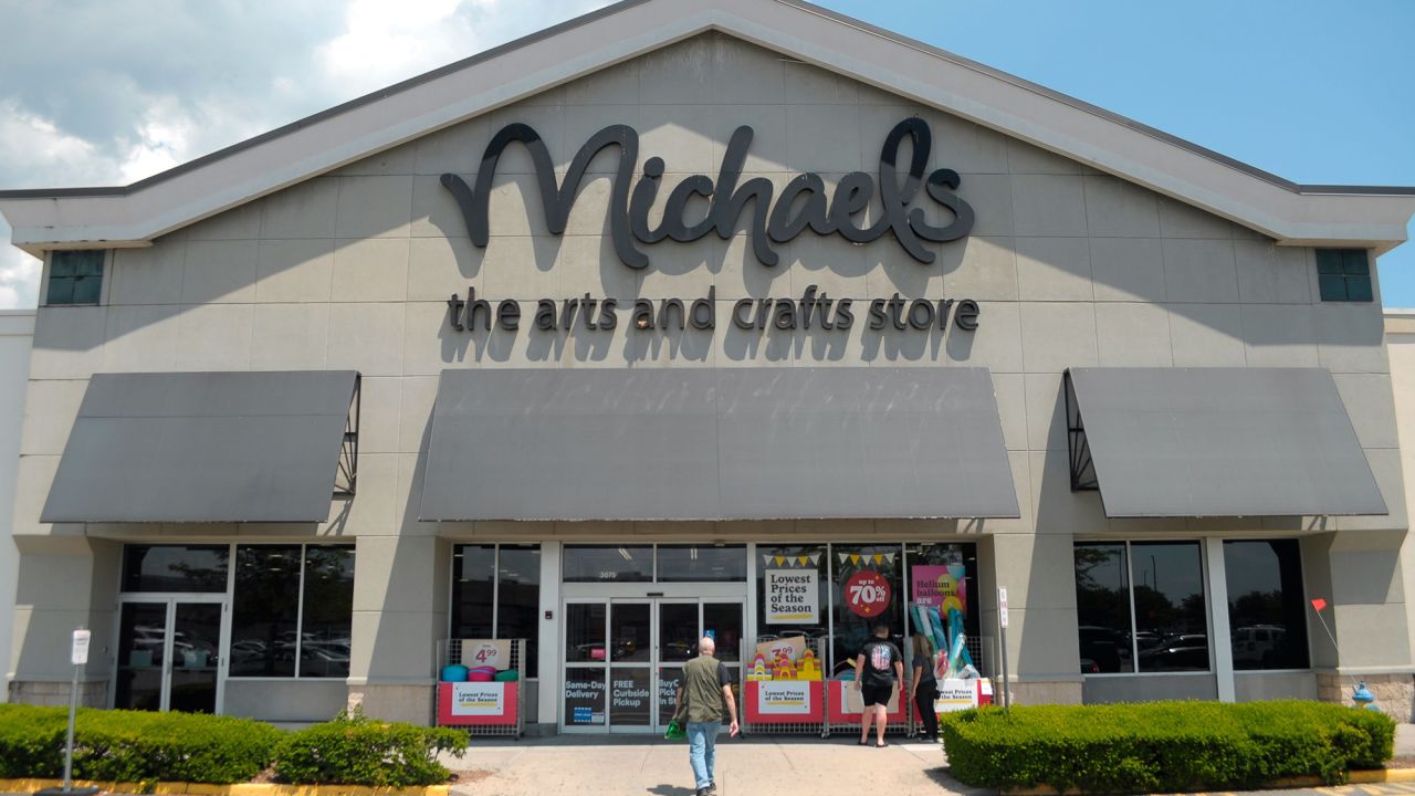A Michaels location in New York. The retailer announced that it's expanding its fabric selection in light of Joann's collapse.