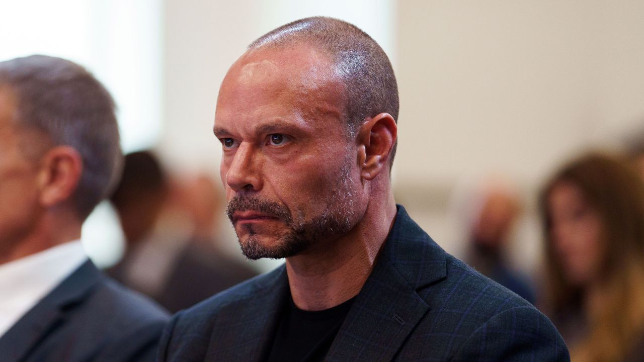 Photo by WILL OLIVER/EPA-EFE/Shutterstock (14664744m) Dan Bongino (R), former US Secret Service Special Agent, during a forum examining the attempted assassination of former US president Donald Trump, at the Heritage Foundation, Washington DC, 26 August 2024.