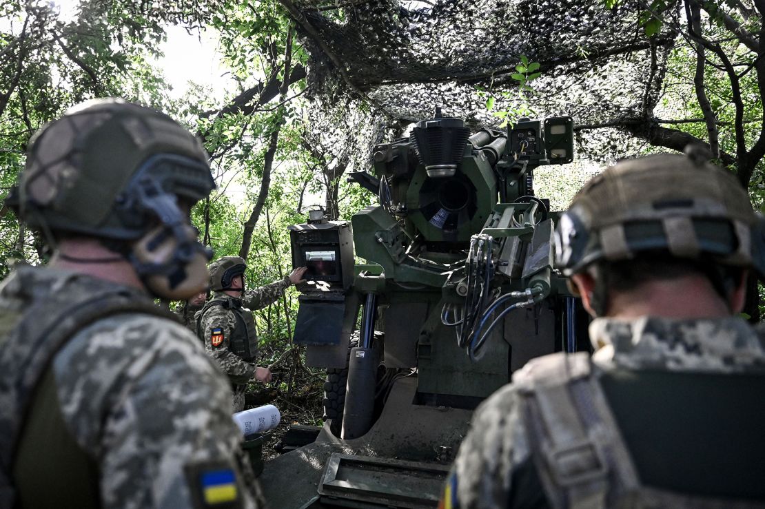 Ukrainian soldiers are seen on a combat mission in the Pokrovsk direction, Donetsk region, eastern Ukraine, on August 13, 2024.