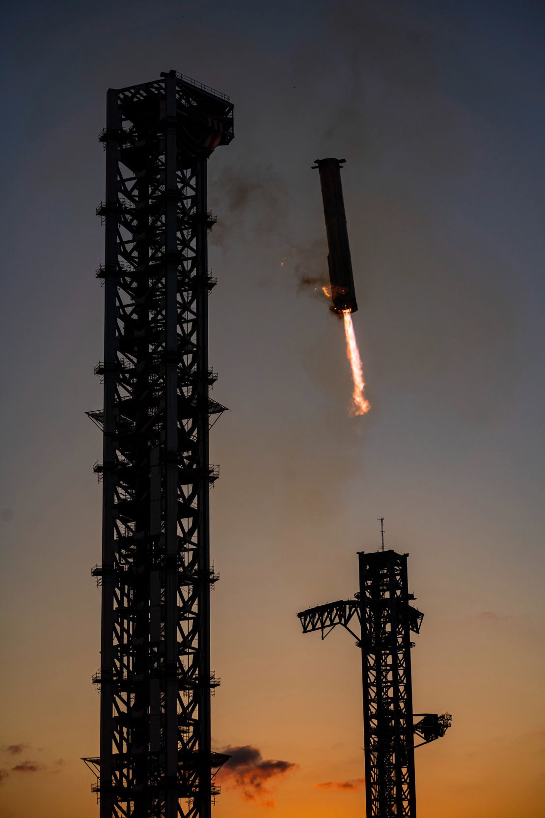 Sonic booms are expected to ring out each time SpaceX returns a Super Heavy booster back to its Starbase launch site, as it did during the Flight 5 test of the Starship rocket system in October.