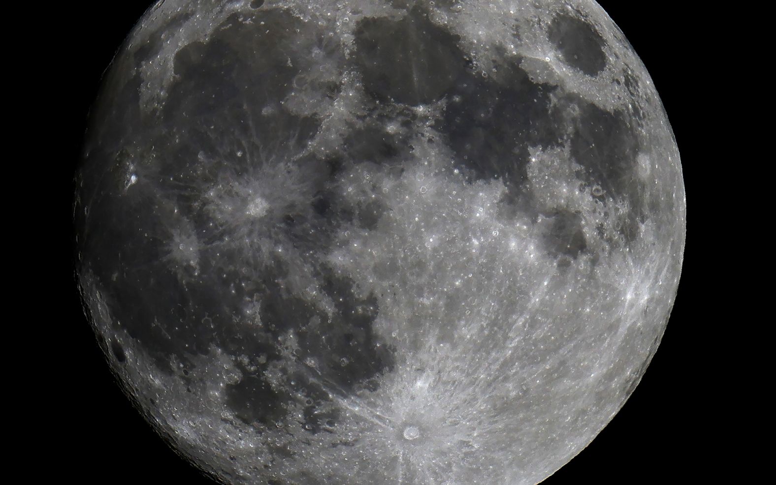 The moon over Speyer, Germany, on Wednesday.