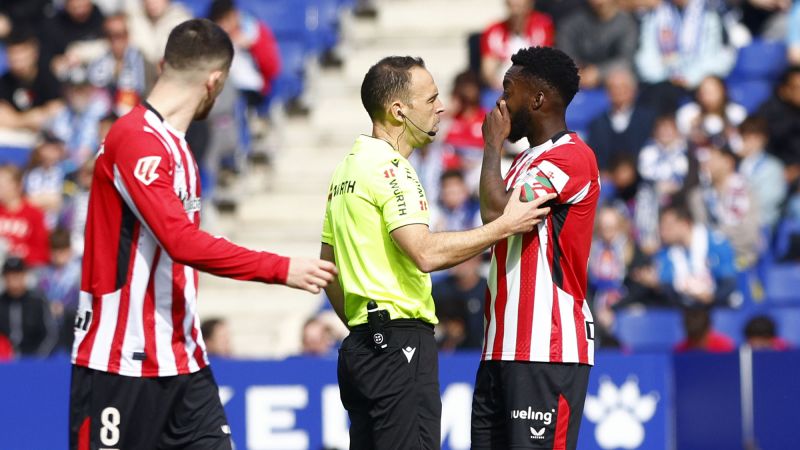 LaLiga match between Espanyol and Athletic Bilbao halted due to alleged racist abuse