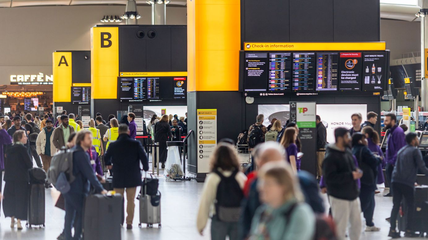 <strong>1. London Heathrow: </strong>This UK megahub is not only the busiest airport in Europe, it's the world's best connected airport in 2025, according to a new ranking by travel data company OAG.