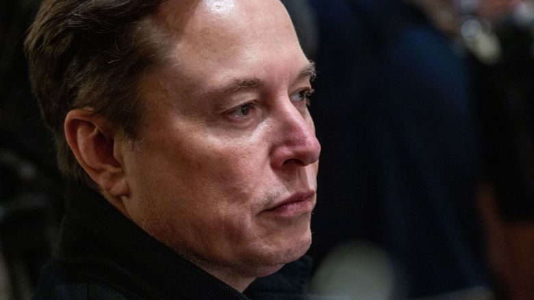 Mandatory Credit: Photo by SHAWN THEW/POOL/EPA-EFE/Shutterstock (15247840aj)
Elon Musk, CEO of Tesla and senior advisor to US President Donald Trump, looks on during a Cabinet meeting in the Cabinet Room of the White House in Washington, DC, USA, 10 April 2025.
US President Donald J. Trump hosts a cabinet meeting, Washington, USA - 10 Apr 2025