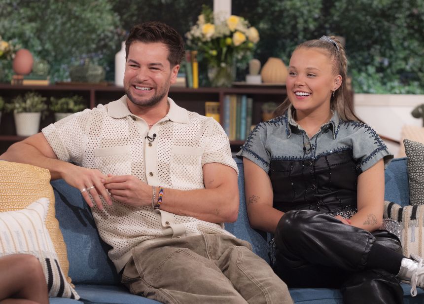 Chris Hughes and JoJo Siwa on 'This Morning