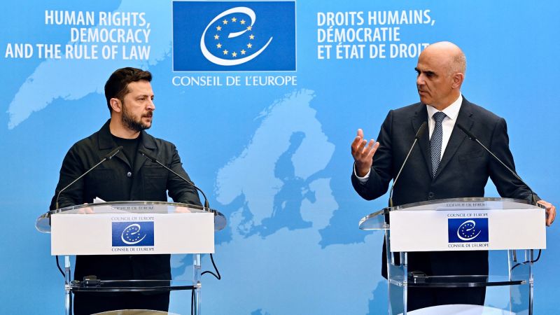Zelensky and European rights body establish tribunal to allow prosecution of Russian leaders | CNN