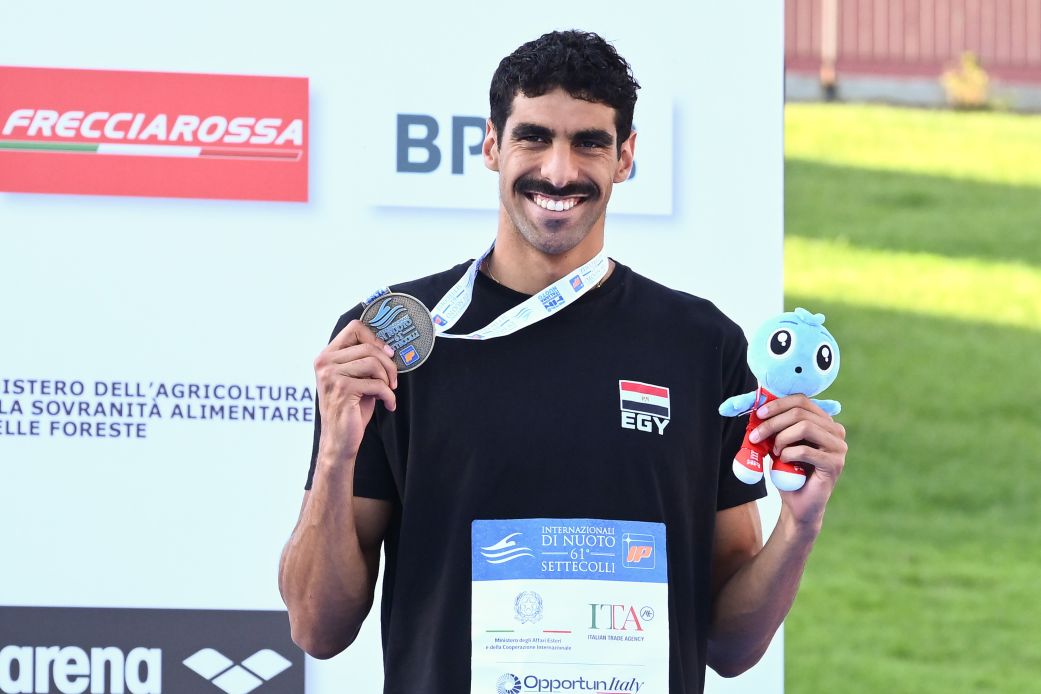 Abdelrahman Elaraby broke the African record in the 50m butterfly earlier this year.