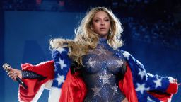 Mandatory Credit: Photo by Julian Dakdouk via PictureGroup/Shutterstock (15387215h)
Beyoncé on stage at Northwest Stadium in Landover, MD, right outside Washington DC. In the first of two nights here on her COWBOY CARTER TOUR, she painted the stage mostly in the Nation's colors and delivered an enlightening near-three-hour performance to a capacity crowd.
Beyoncé in concert, 'Cowboy Carter Tour', Northwest Stadium, Landover, Maryland, USA - 04 Jul 2025