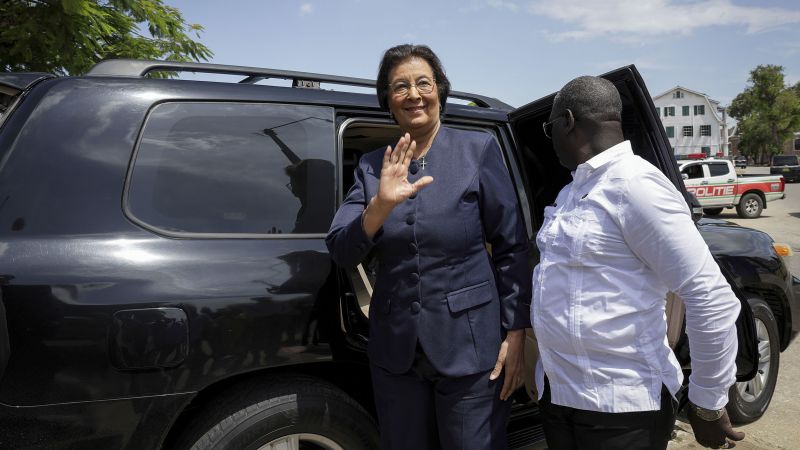 Suriname parliament elects first female president