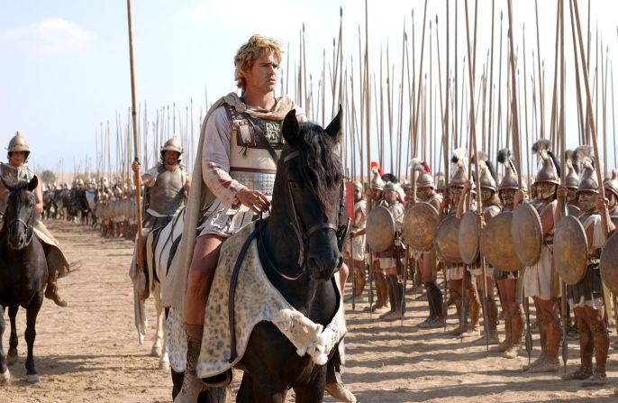 <strong>Silver screen: </strong>Alexander has fascinated Hollywood, too. Here's Colin Farrell playing the legendary king in 'Alexander' (2004).