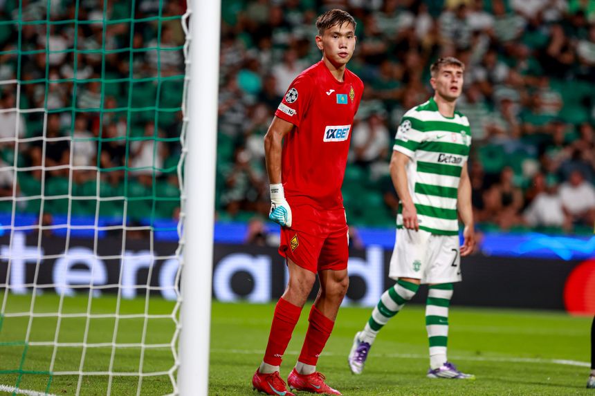 Sherkhan Kalmurza makes his Champions League debut against Sporting CP on September 18.