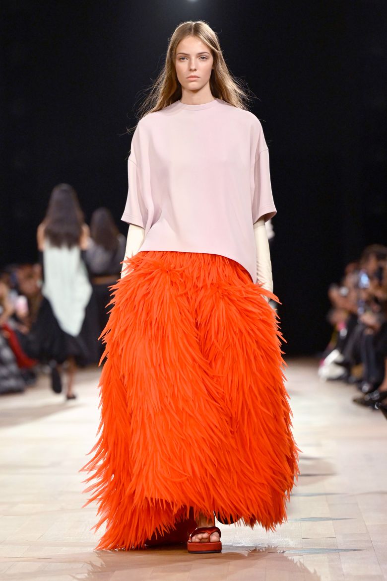 The brand's Spring 2026 collection, shown at Paris Fashion Week, was the first to be designed by new creative director Pierpaolo Piccioli.