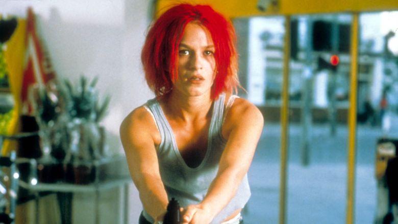 Franka Potente in "Run Lola Run" from 1999.