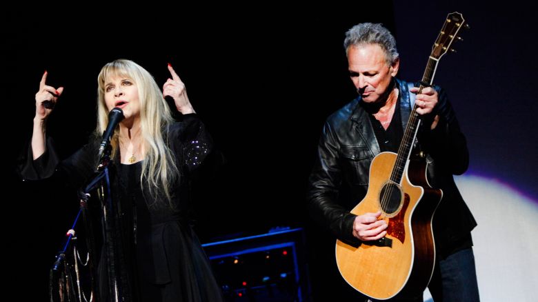 Mandatory Credit: Photo by Shutterstock (2246887d)
Fleetwood Mac - Stevie Nicks, Lindsey Buckingham
Fleetwood Mac in concert at the Wells Fargo Center, Philadelphia, America - 06 Apr 2013