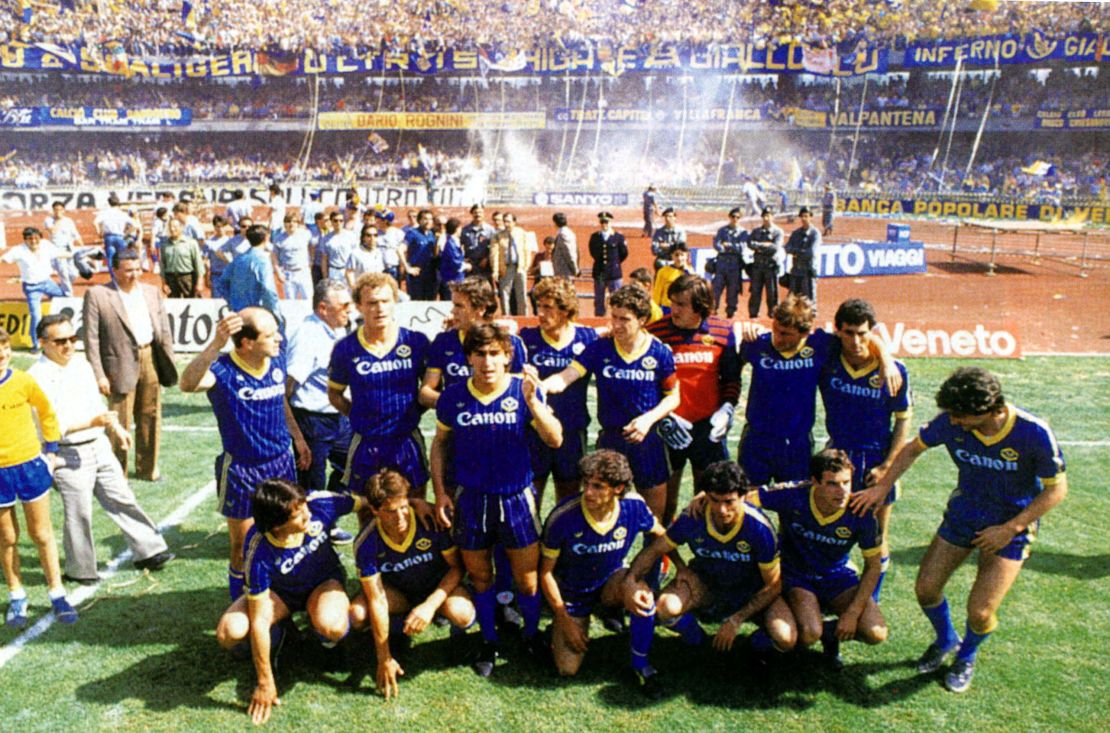 The 1984-85 Hellas Verona season is remembered as one of the most surprising title victories in Italian soccer history.