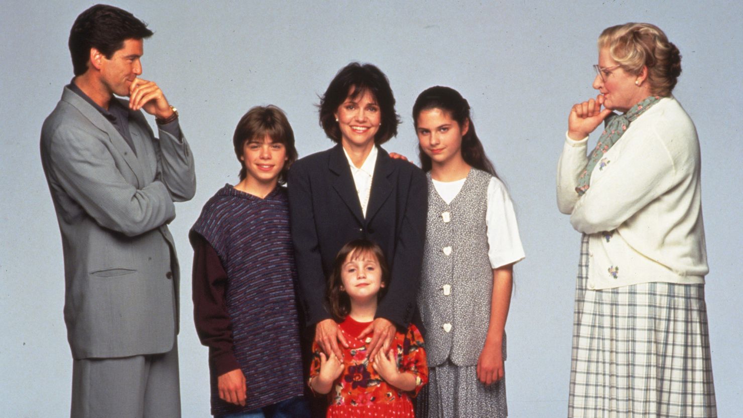 Pierce Brosnan and Robin Williams co-starred in the 1993 film "Mrs. Doubtfire."