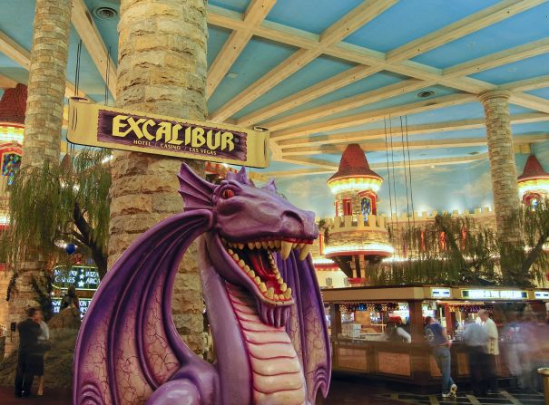 <strong>Sin City style: </strong>The final proof of Arthur entering global consciousness has to be the medieval-themed Excalibur resort in Las Vegas.