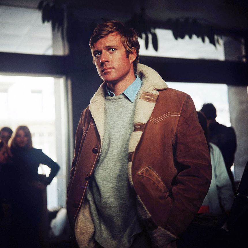 His beloved denim shirts were often worn with earthy shearling, suede and leather suede jackets.