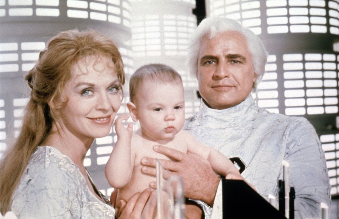 Susannah York and Marlon Brando portrayed Superman's parents, Lara and Jor-El, in the 1978 movie.
