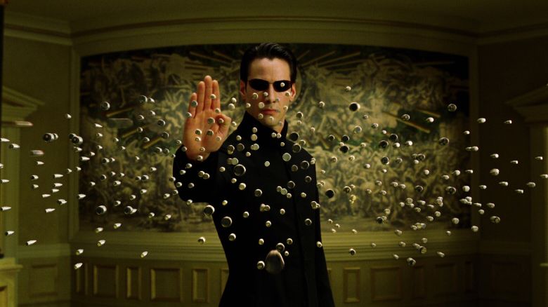 Keanu Reeves in 'The Matrix Reloaded.'