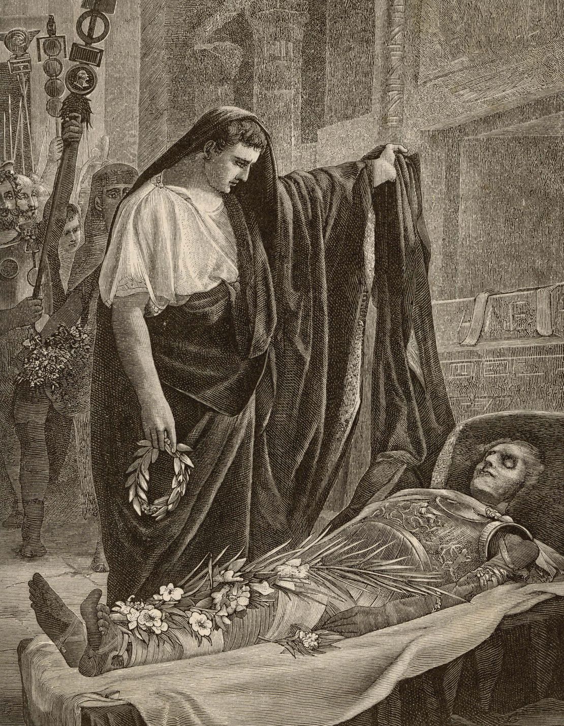 Everyone from Cleopatra to Julius Caesar (pictured) was said to have visited Alexander's tomb.