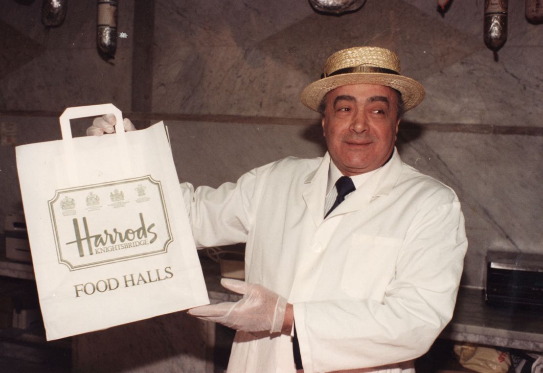 Harrods said on Thursday that Al Fayed was a 