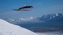 Ryoyu Kobayashi of Japan seen in Akureyri, Iceland on April 23, 2024. // Joerg Mitter / Red Bull Content Pool // SI202404240445 // Usage for editorial use only //