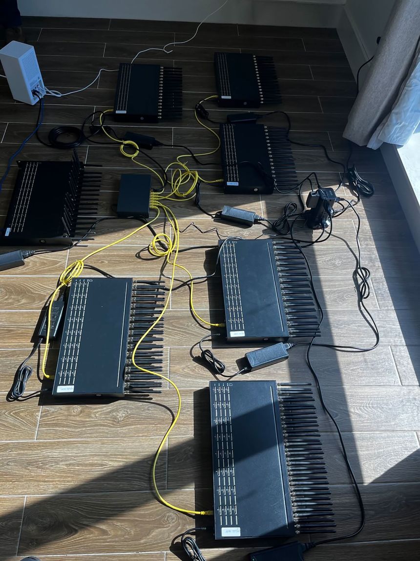 Law enforcement officials uncovered over 300 SIM servers within the New York tri-state area.