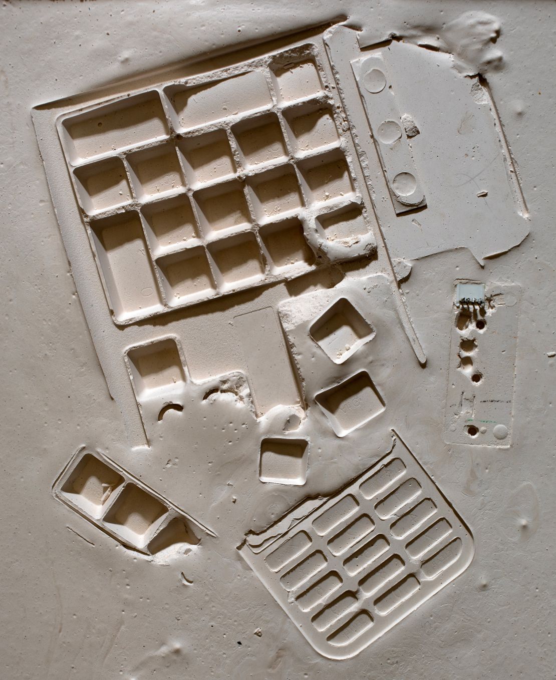 Electronic waste such as smartphones and keyboards are likely to feature among technofossils.