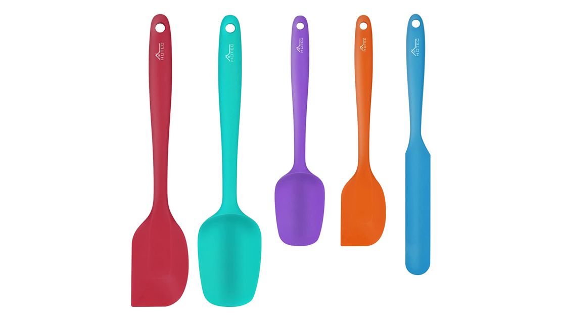 Hotec Silicone Rubber Spatula Set of 5