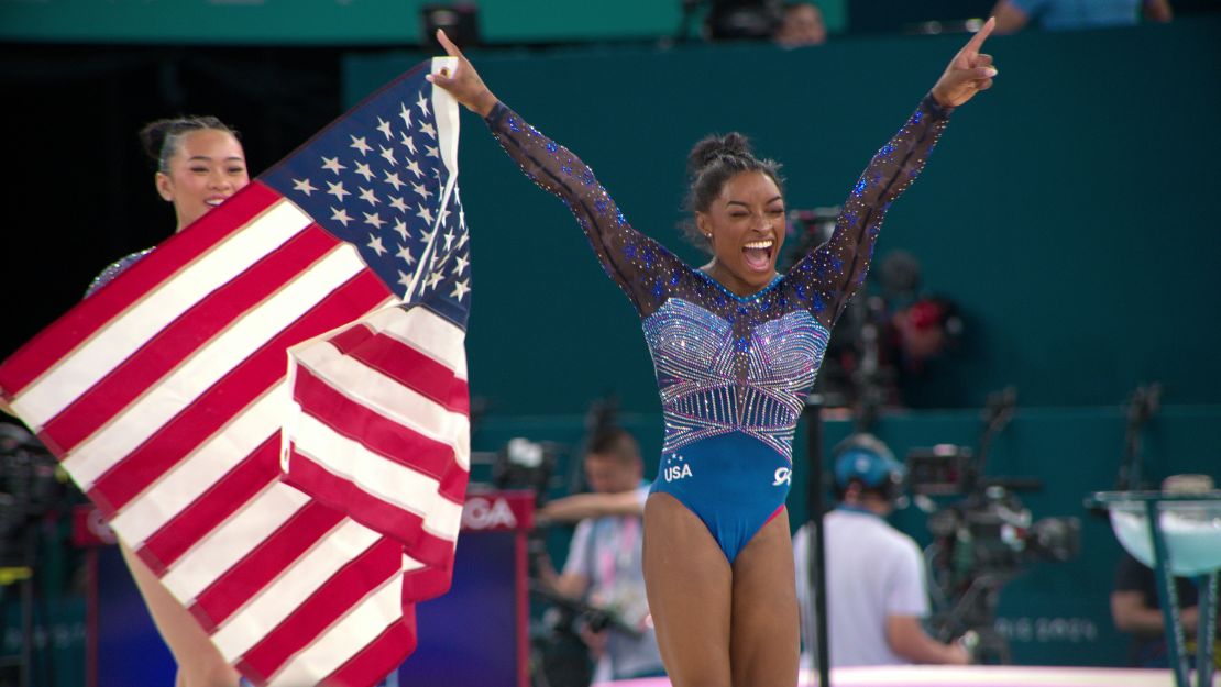 Simone Biles in 'Simone Biles Rising.'