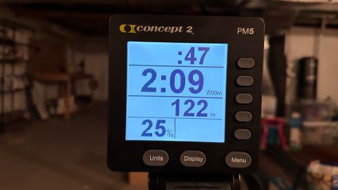 Just the basics on the RowErg monitor.