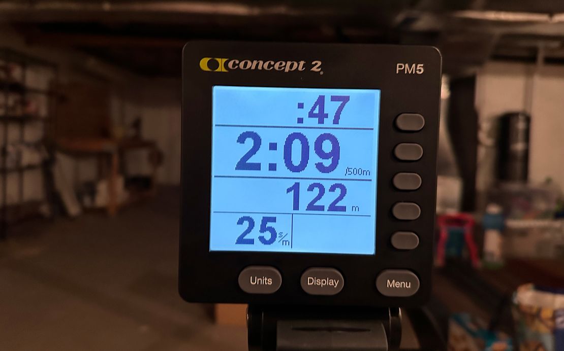 Just the basics on the RowErg monitor.