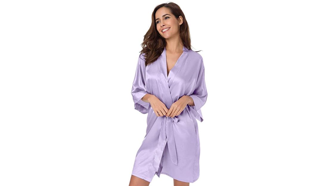 Sioro Satin Kimono Robe