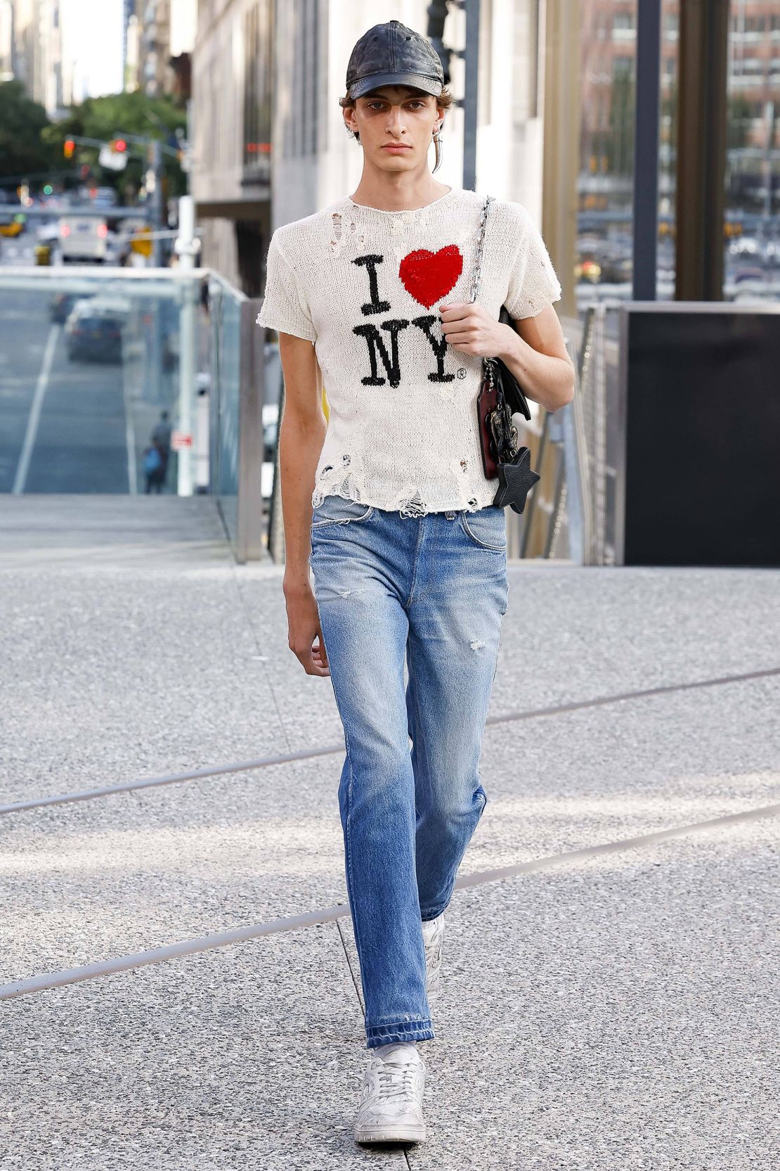 Skinnier jeans were all the rage at Coach Spring-Summer 2025.